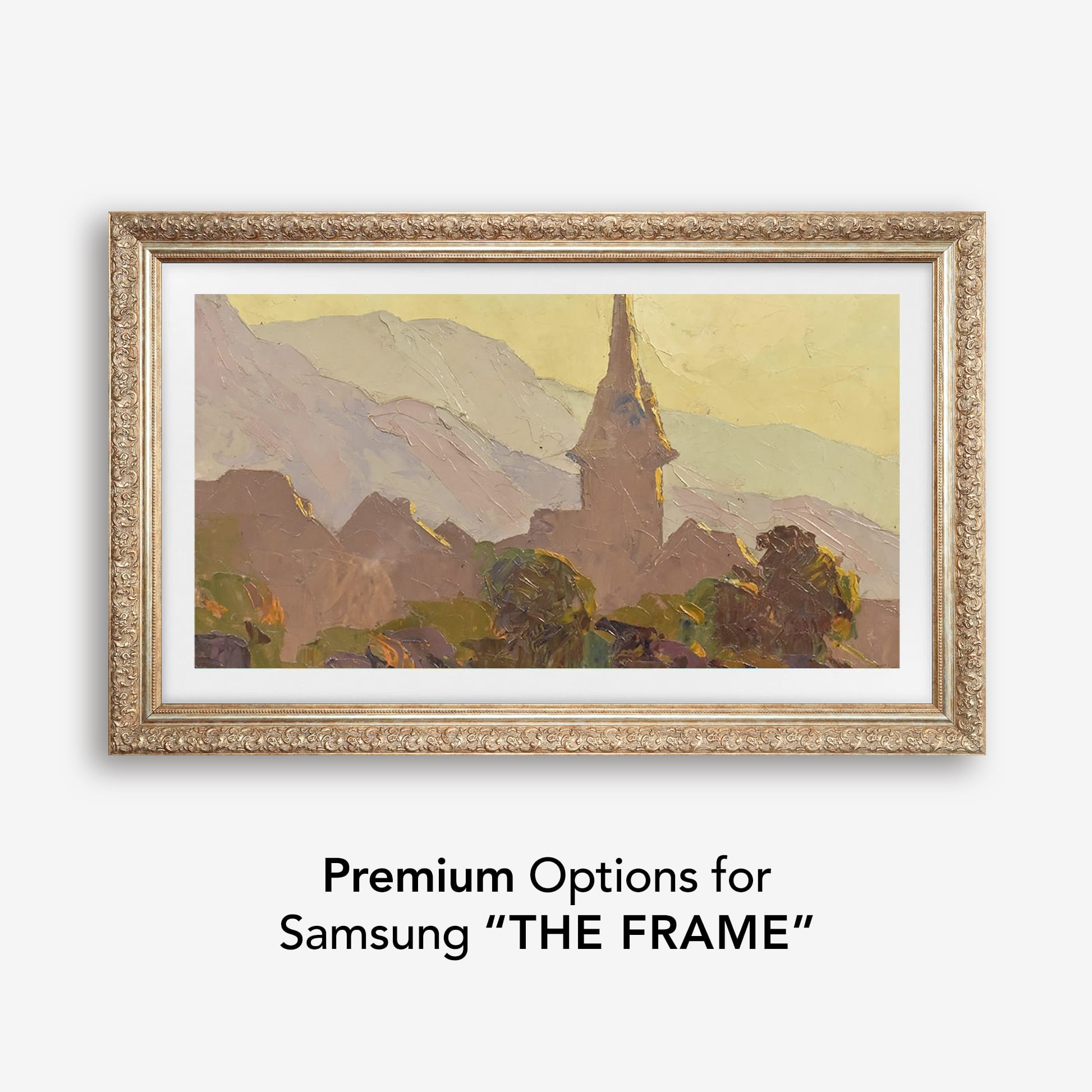 Rome Rustik Brass Tv Frame