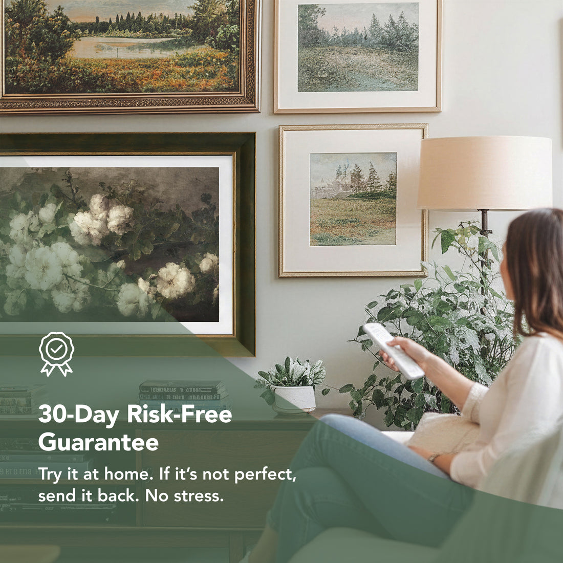 Lisbon Green TV Frame