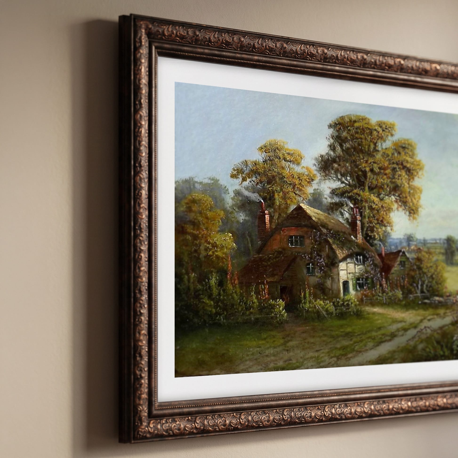 Rome Dark Brown Tv Frame