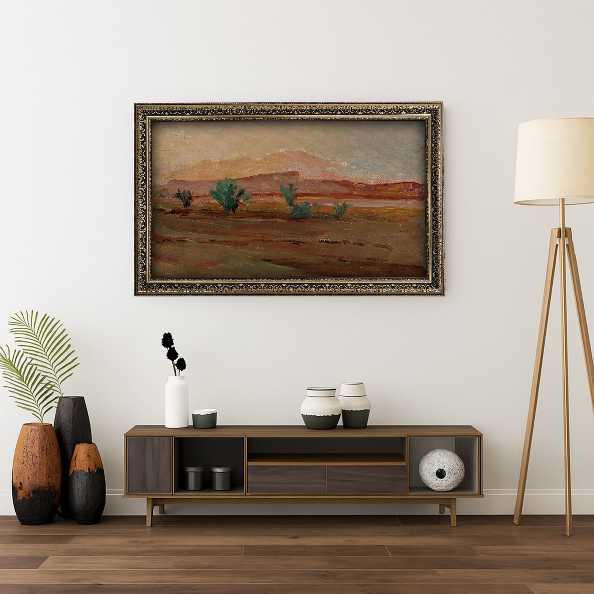 PRAQUE RUSTIK BRASS TV Frame