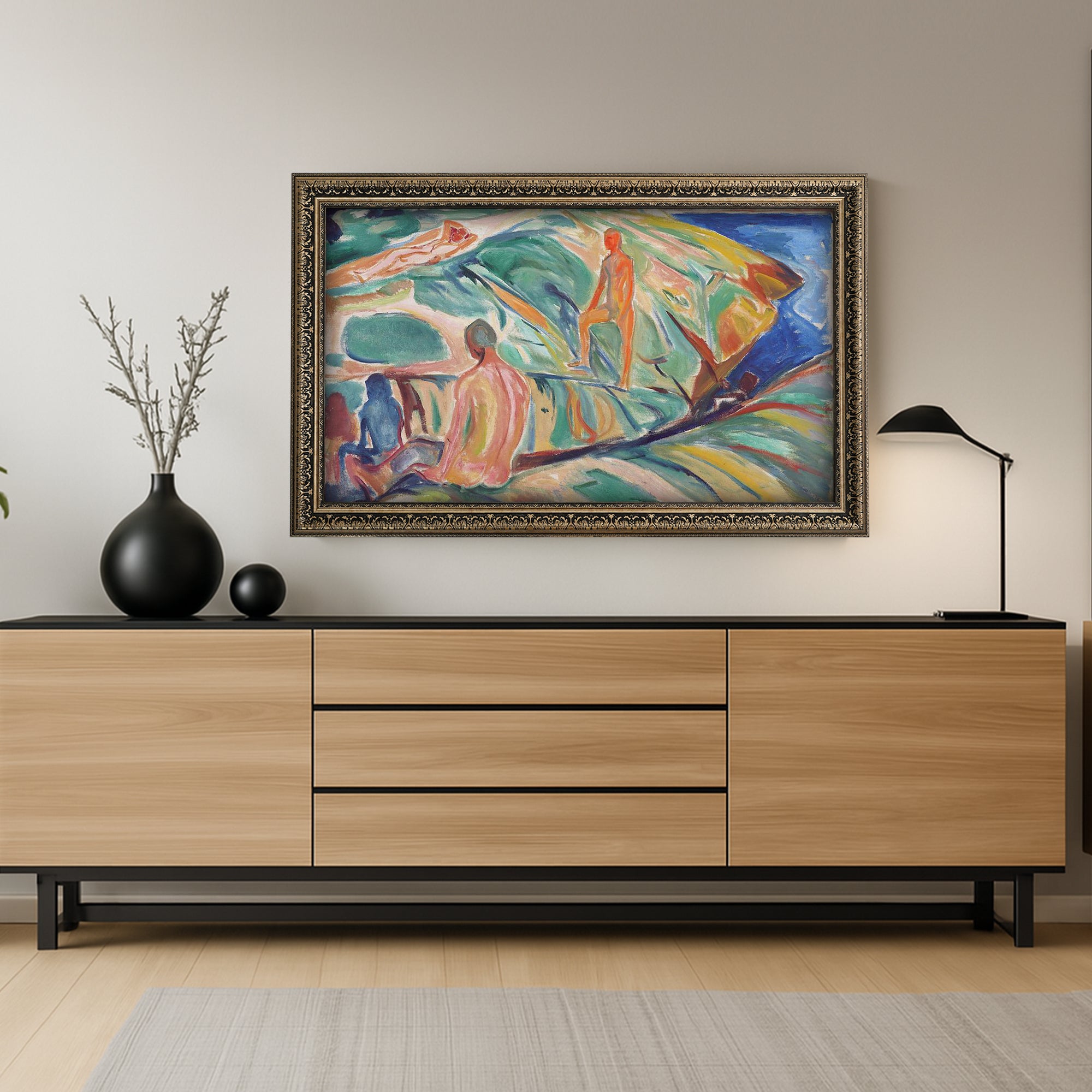 PRAQUE RUSTIK BRASS TV Frame