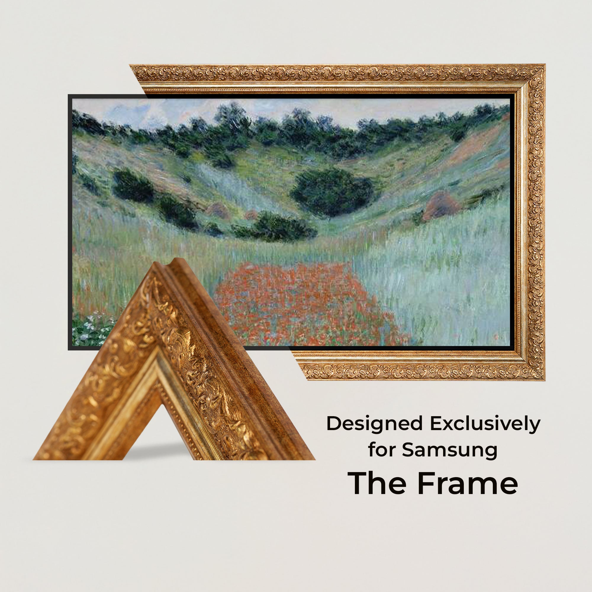Rome Gold TV Frame