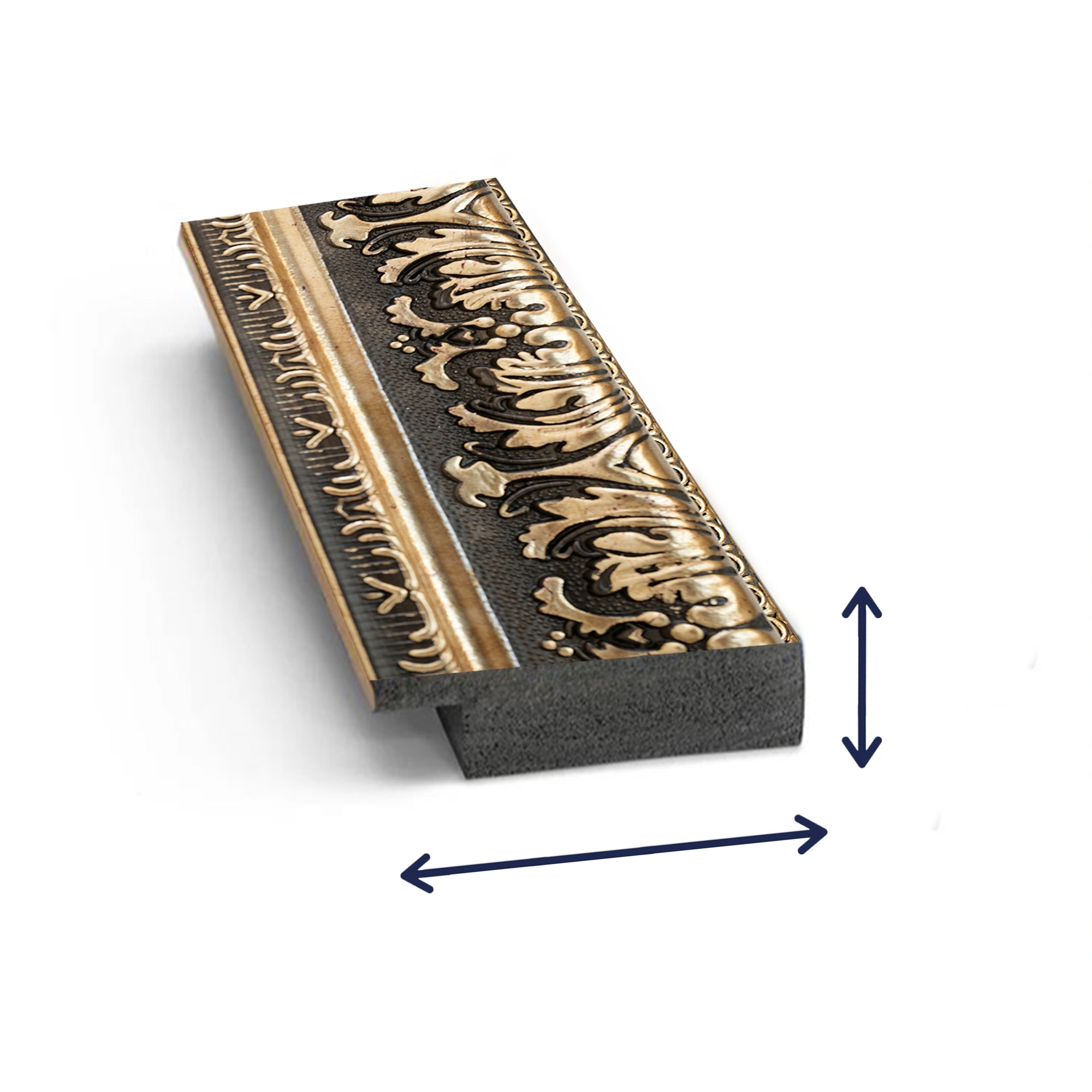 PRAQUE RUSTIK BRASS TV Frame