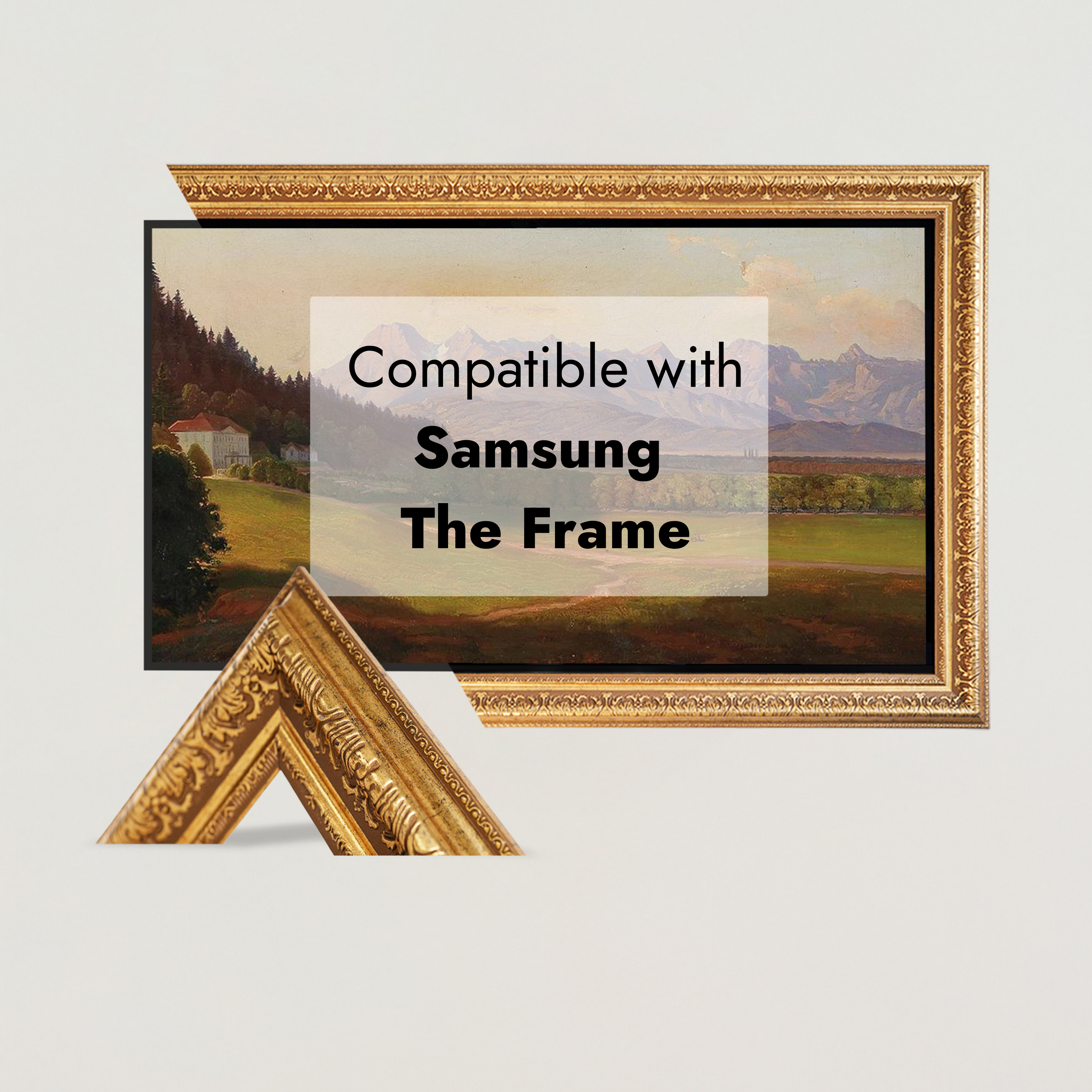PRAQUE GOLD TV Frame