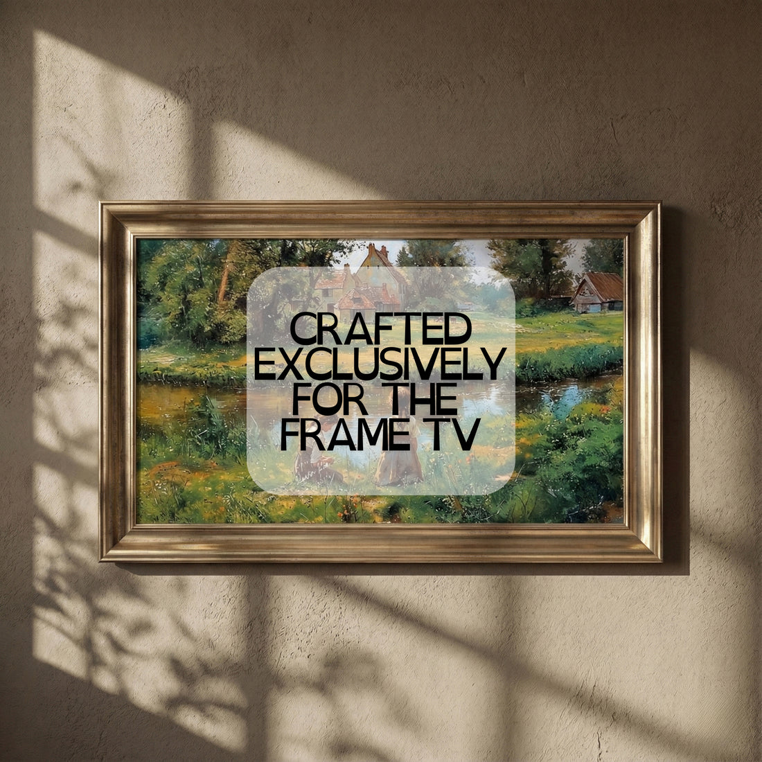 LISBON MODEL Champagne TV Frame
