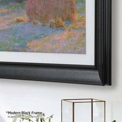 Modern Black TV Frame, Compatible with all TV Brand, Customizable TV Frame, Decorative Frame