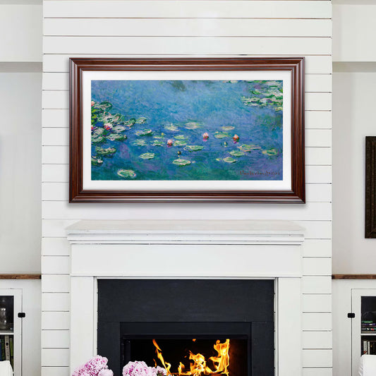 Walnut TV Frame, The Frame Tv Bezel, Customizable TV Frame, Compatible with all TV Brand, Decorative Frame