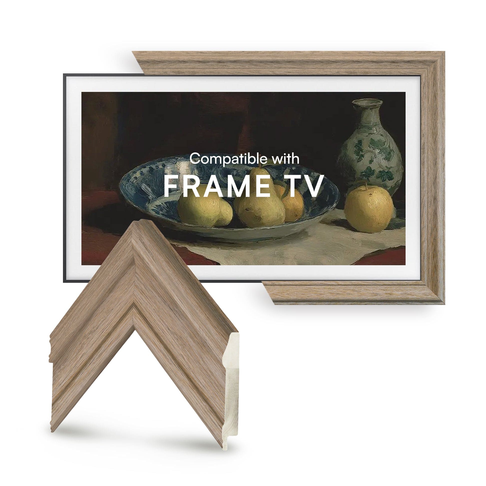 KYOTO NATURAL OAK TV FRAME