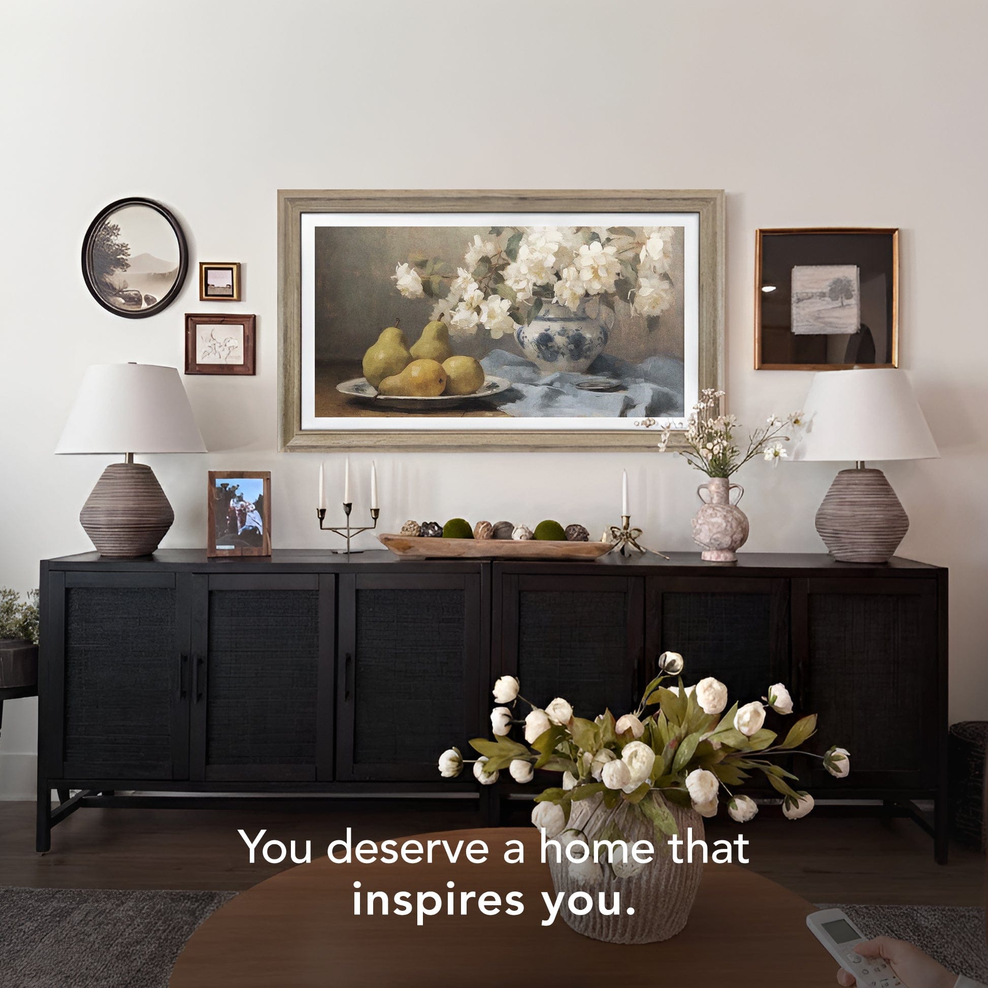 KYOTO NATURAL OAK TV FRAME