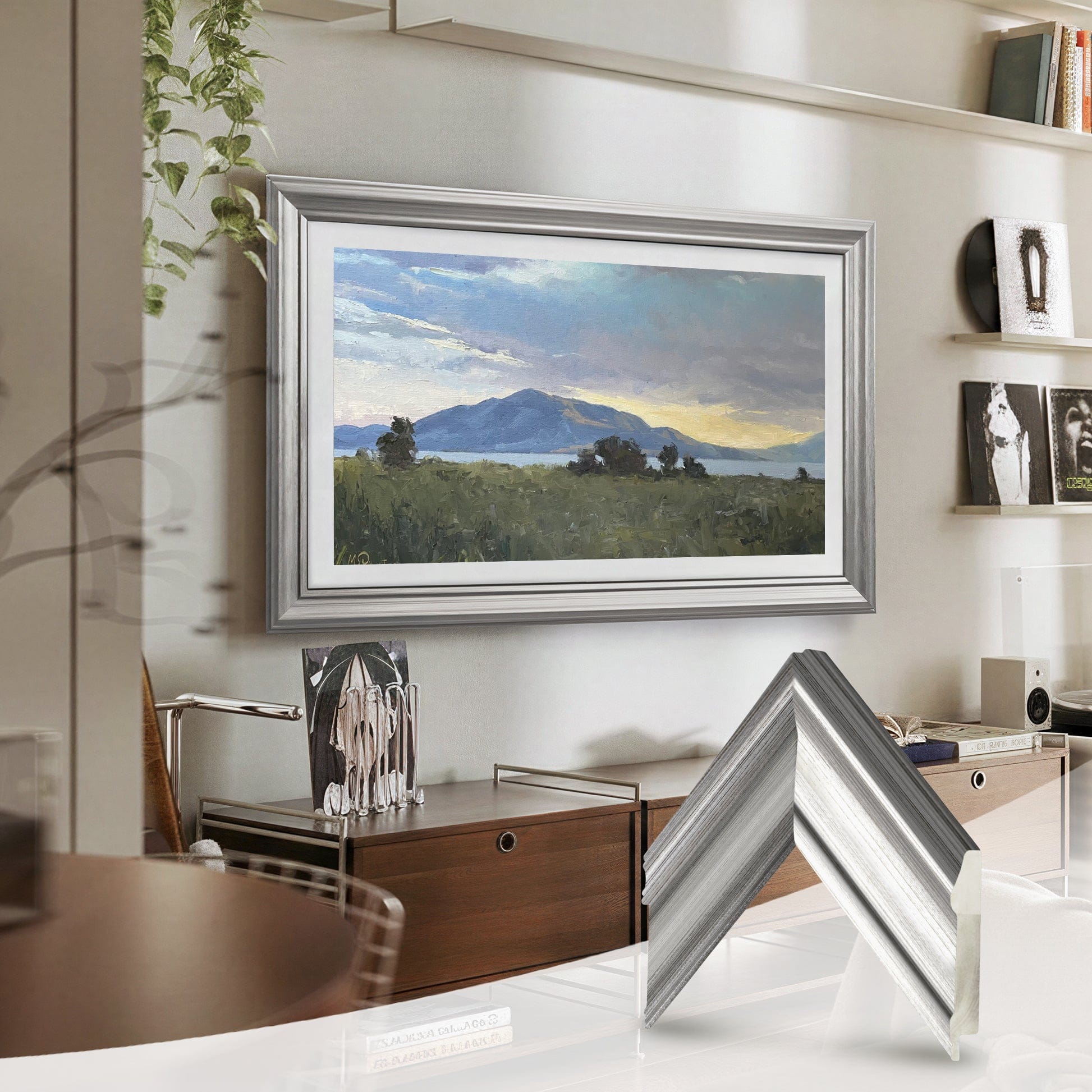 KYOTO SILVER TV FRAME