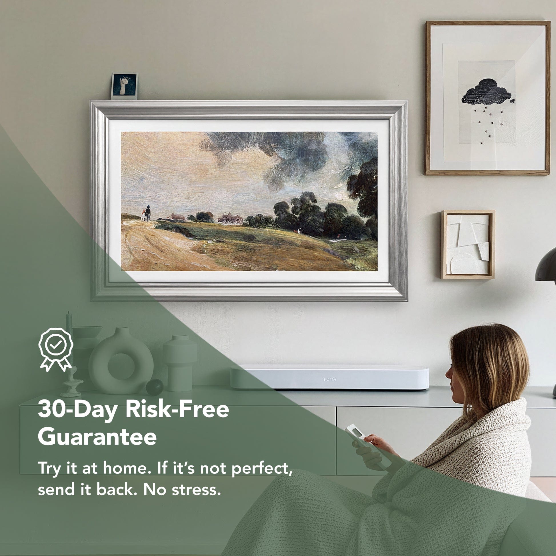 KYOTO SILVER TV FRAME