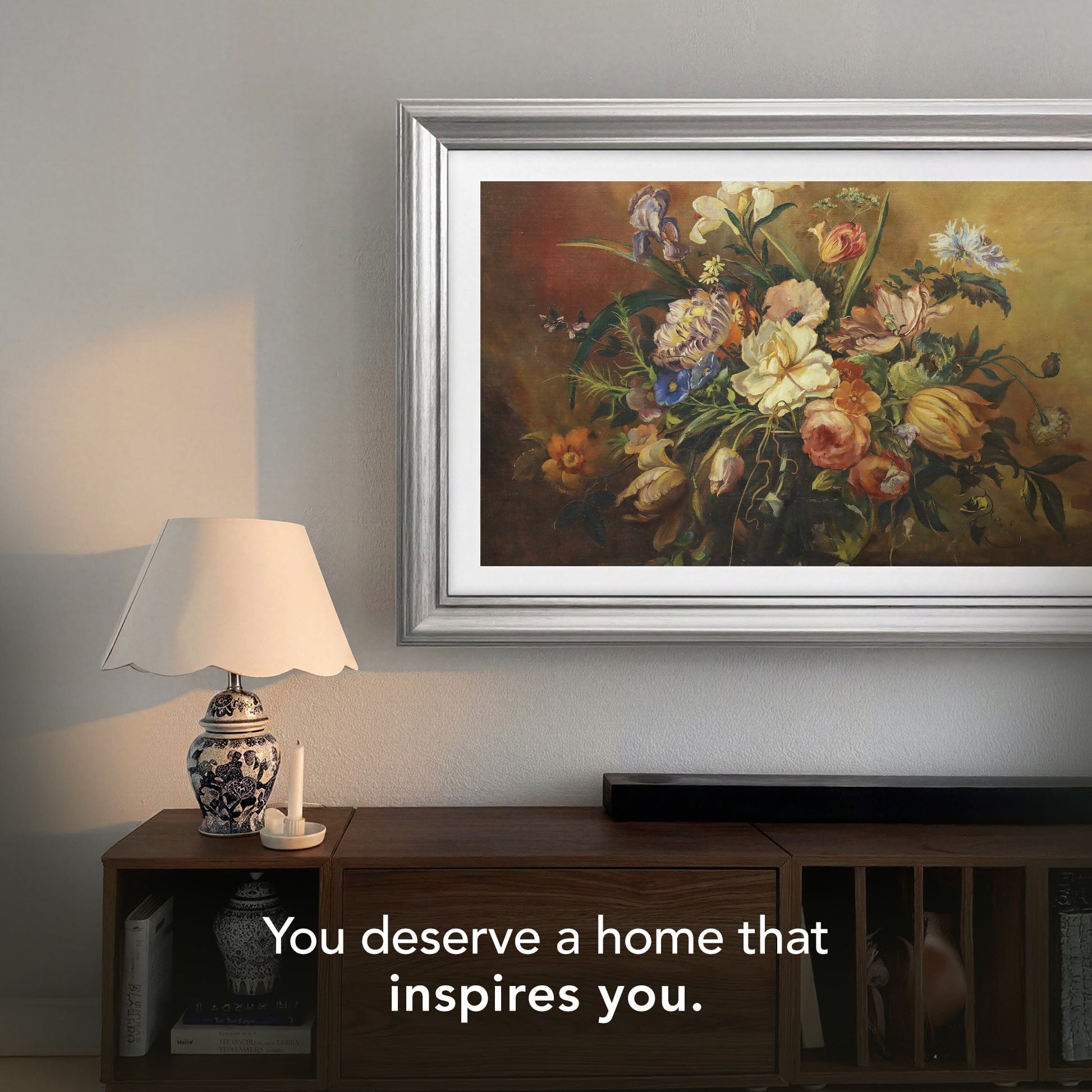 KYOTO SILVER TV FRAME