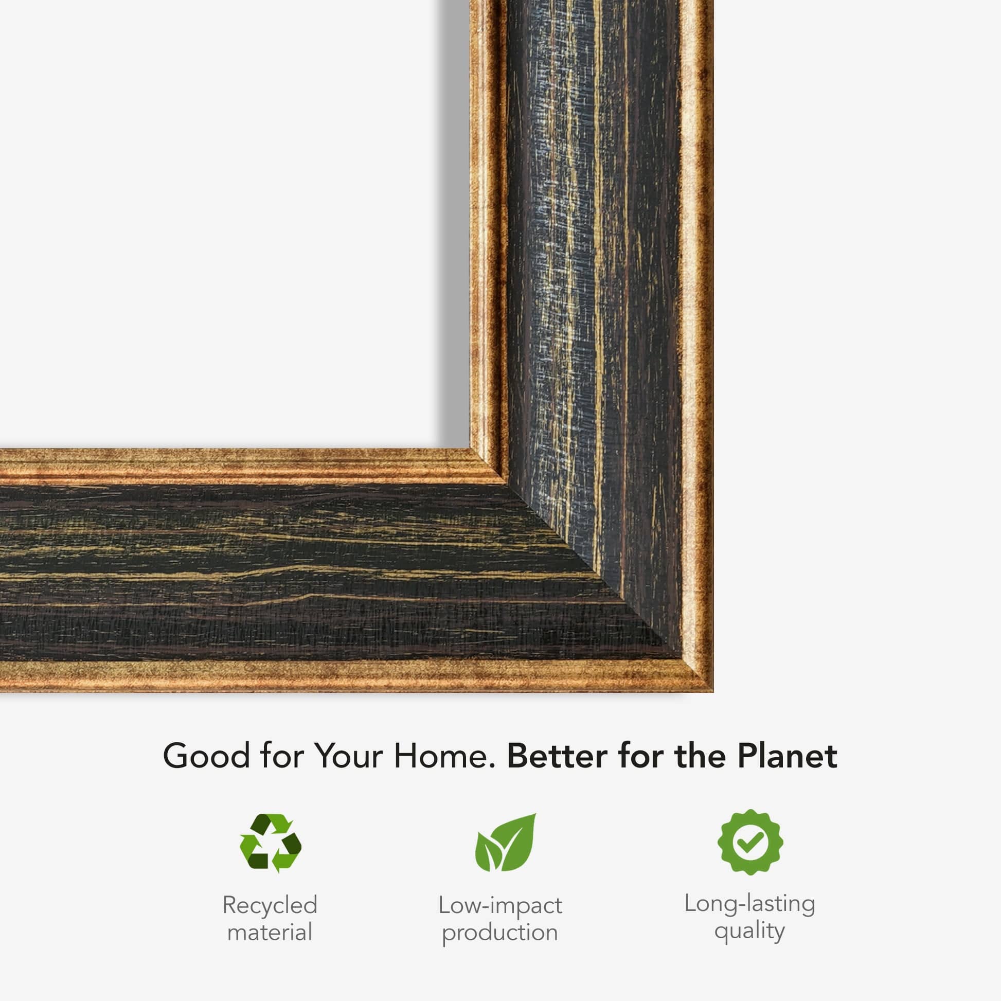 LISBON AGED GOLD TV FRAME