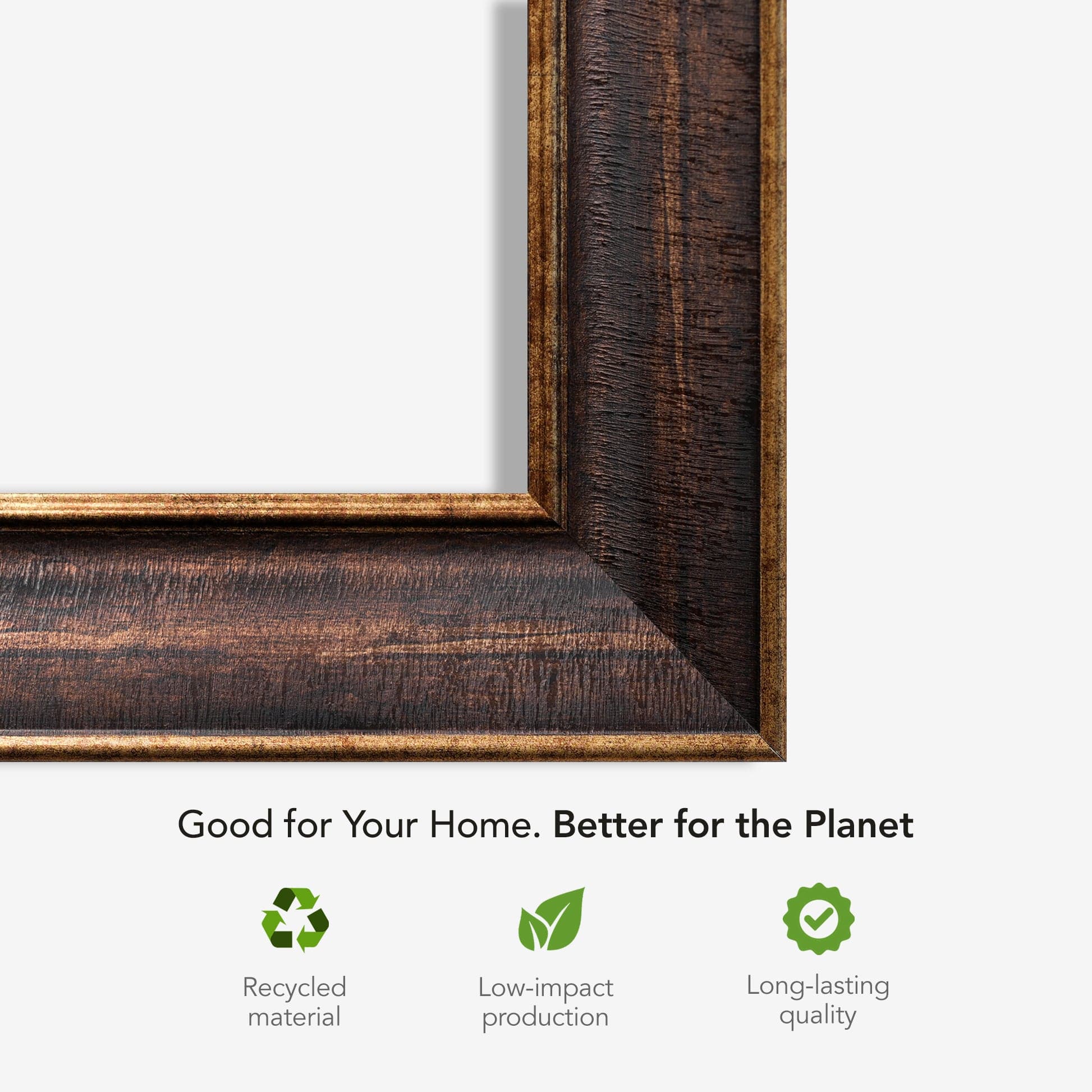 LISBON BROWN GOLD TV FRAME