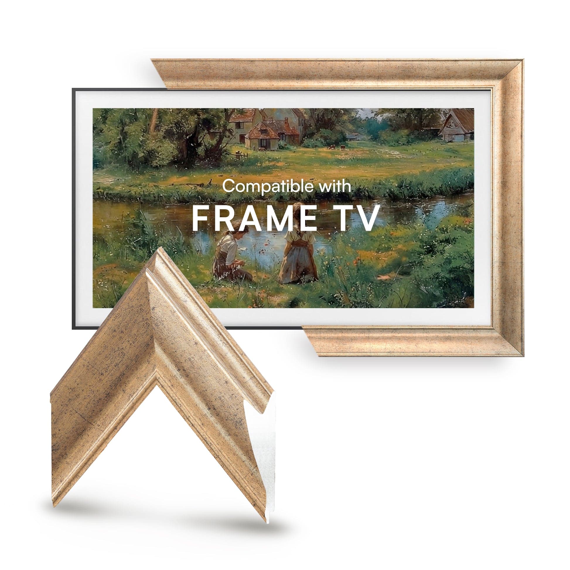 LISBON CHAMPAGNE TV FRAME