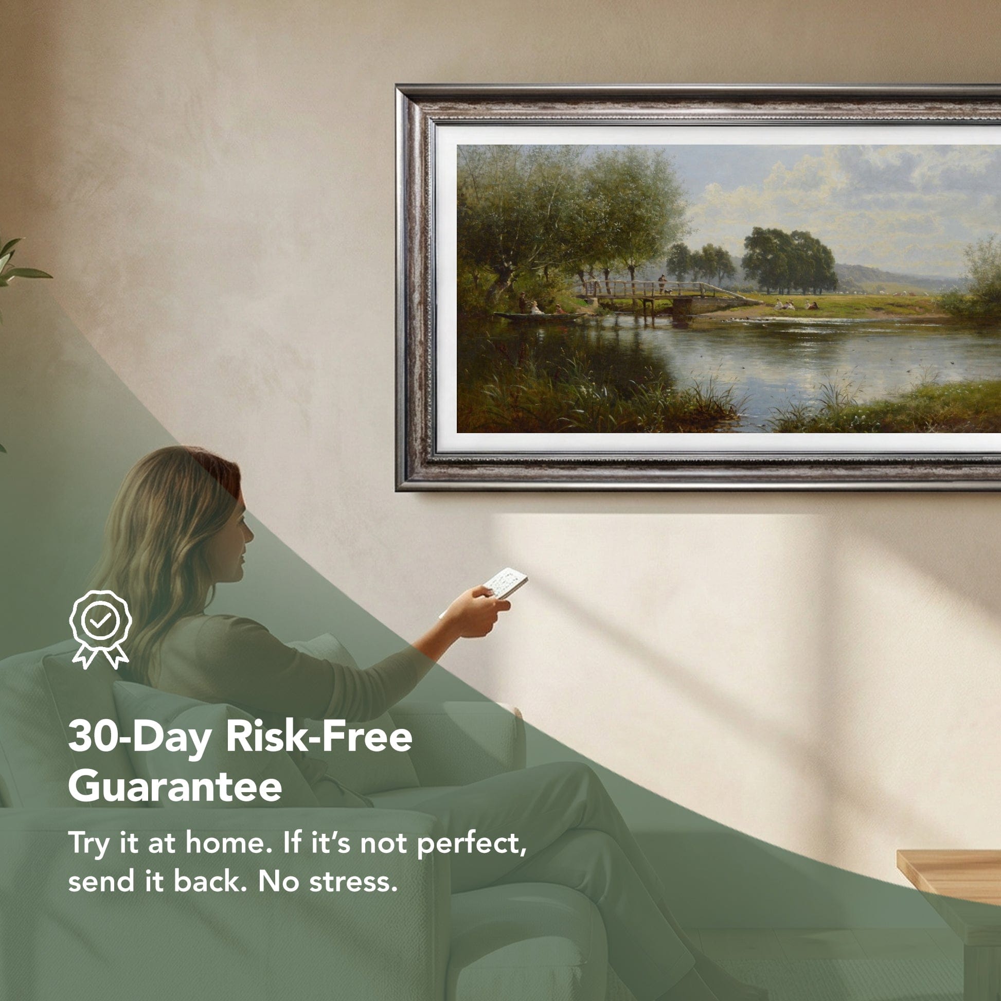 MADRID ANTIQUE SILVER TV FRAME