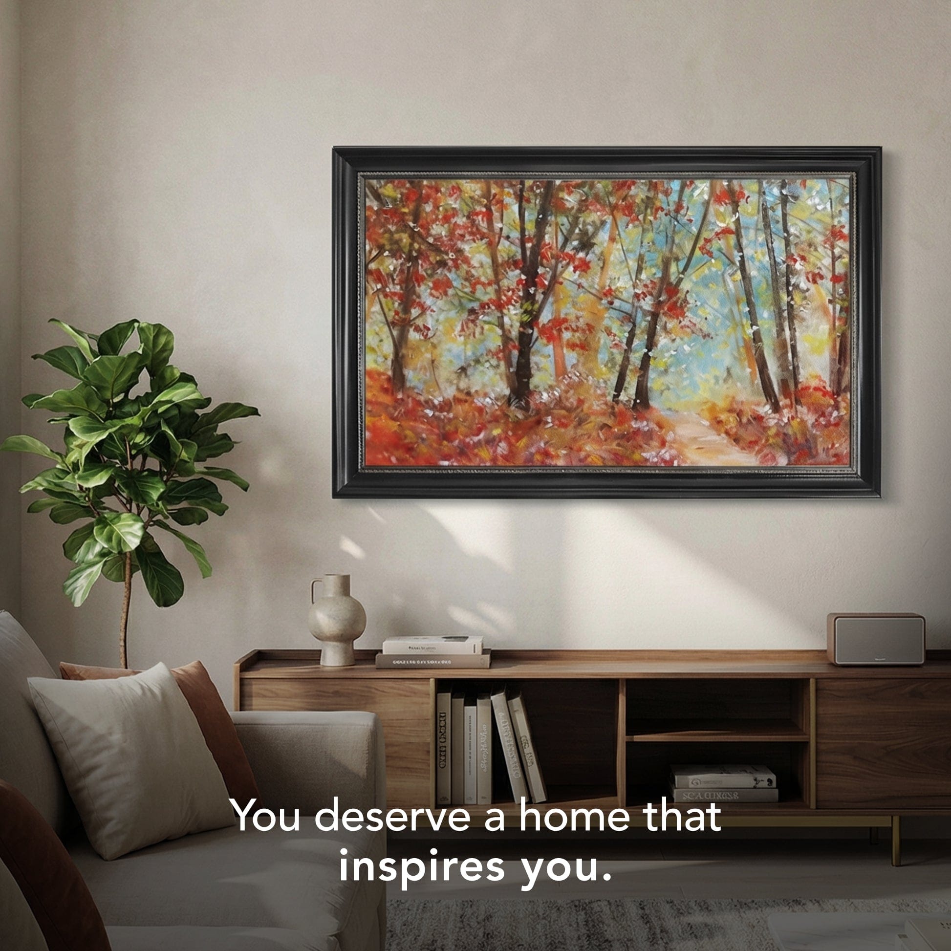 MADRID BLACK TV FRAME